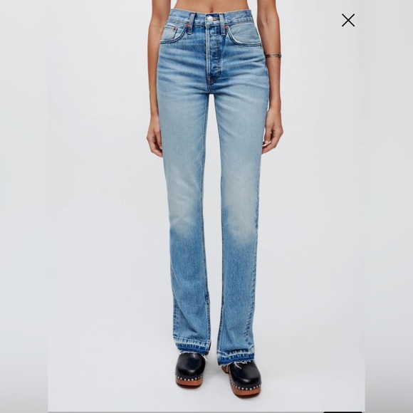 Re/Done x Levis High Rise Skinny Boot - Picture 1 of 6